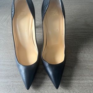 Christian Louboutin Jurassic Black heels Sz 41 US 11 B